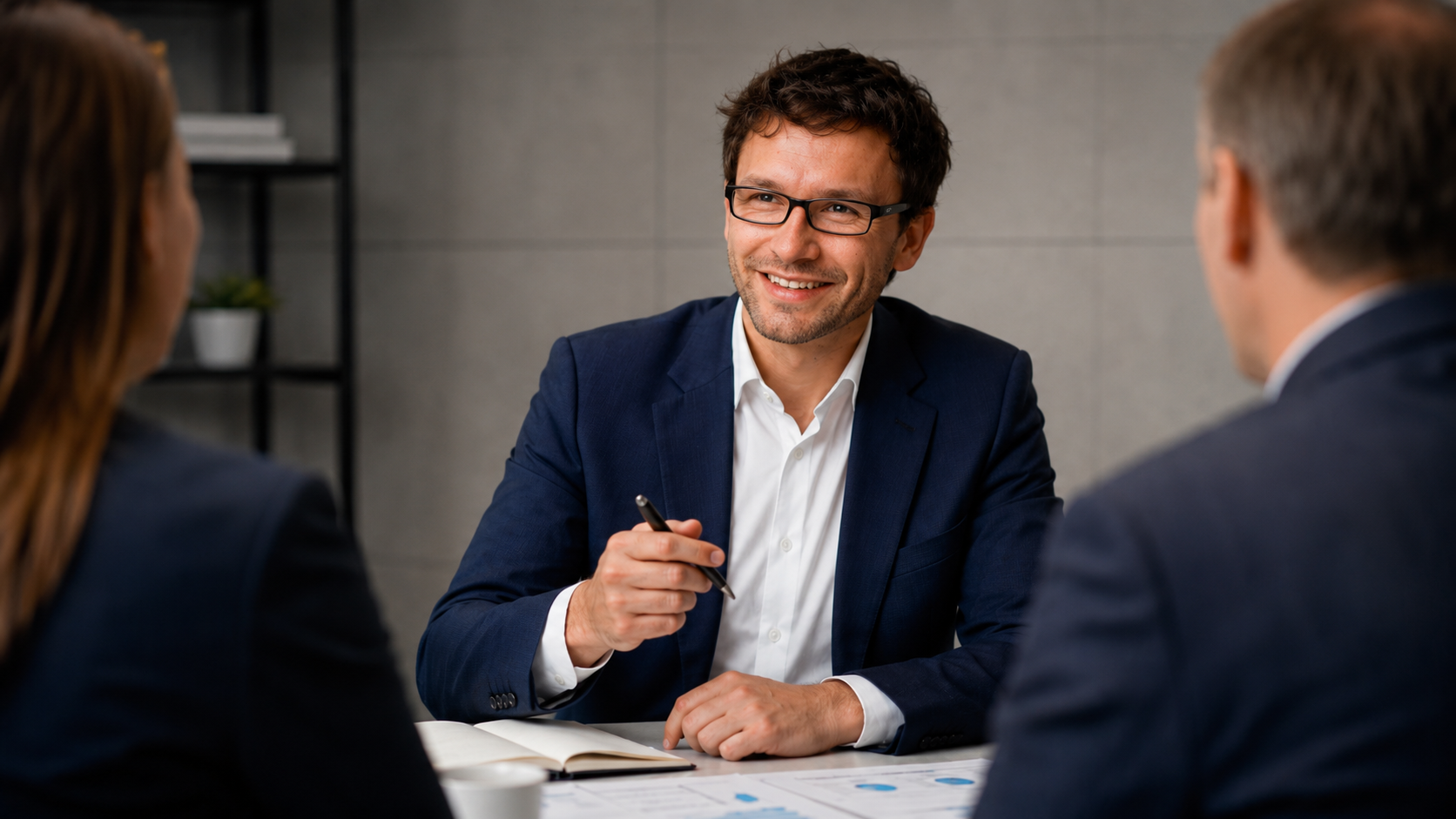 Dr. Christian Kaiser im strategischen Beratungsgespräch